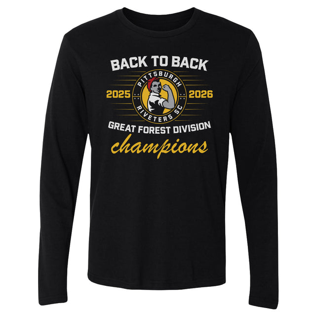 Pittsburgh Riveters SC Men's Long Sleeve T-Shirt | 500 LEVEL