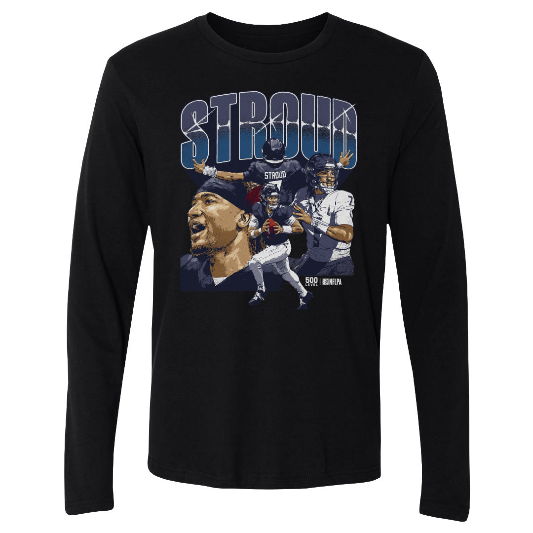 C.J. Stroud Men's Long Sleeve T-Shirt | 500 LEVEL
