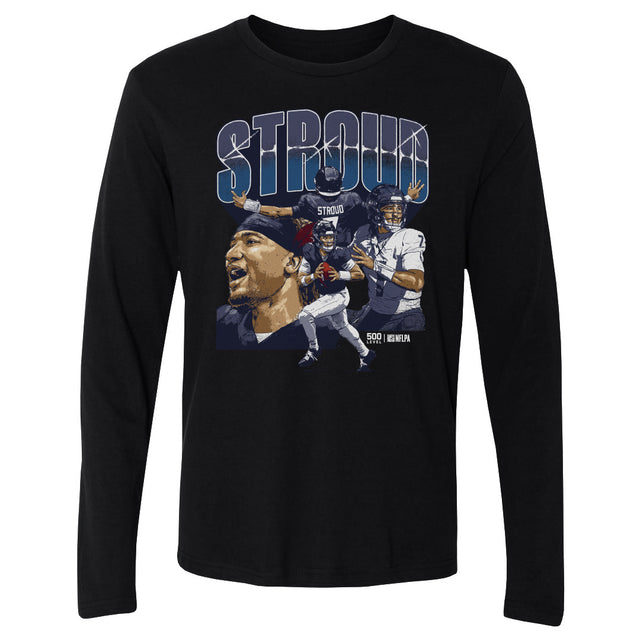 C.J. Stroud Men's Long Sleeve T-Shirt | 500 LEVEL