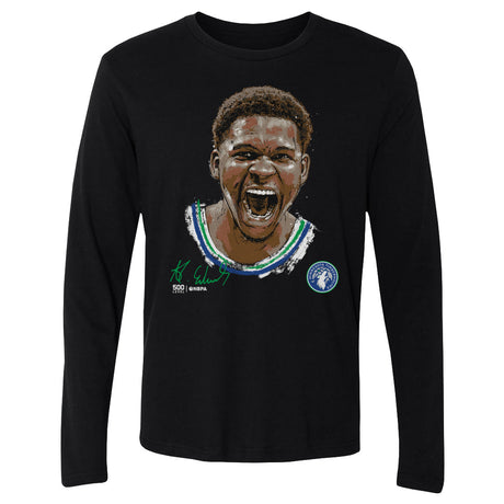 Anthony Edwards Men's Long Sleeve T-Shirt | 500 LEVEL