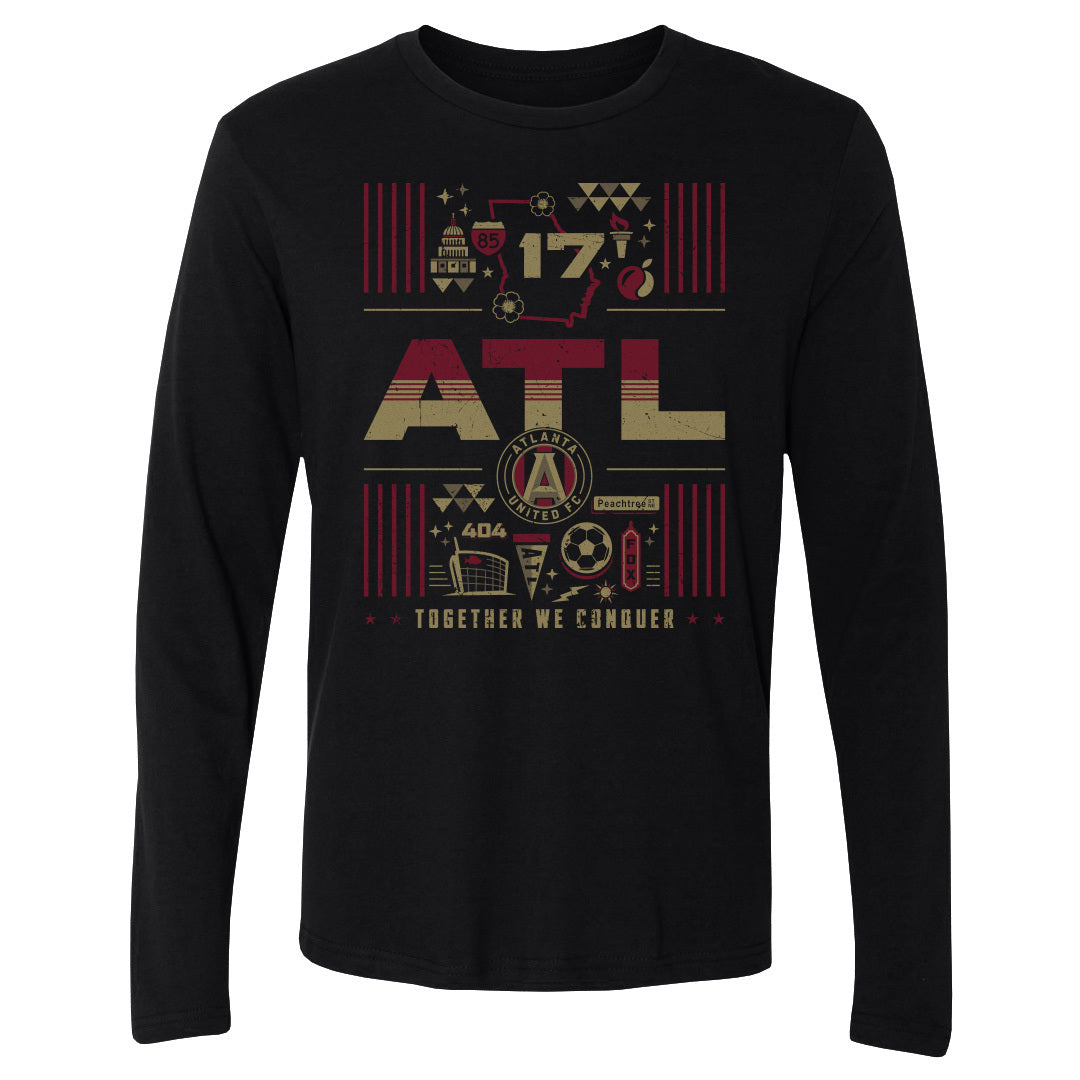 Atlanta United Men&#39;s Long Sleeve T-Shirt | 500 LEVEL