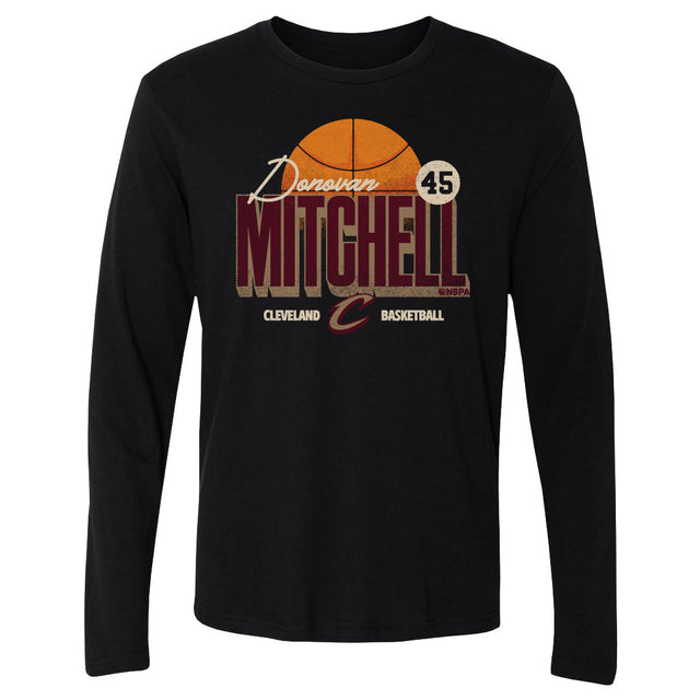 Donovan Mitchell Men's Long Sleeve T-Shirt | 500 LEVEL
