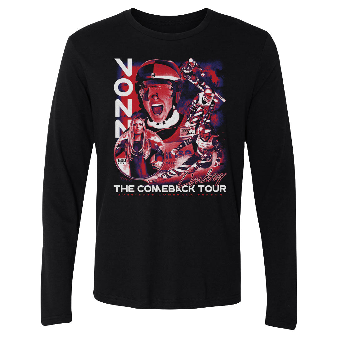 Lindsey Vonn Men's Long Sleeve T-Shirt | 500 LEVEL