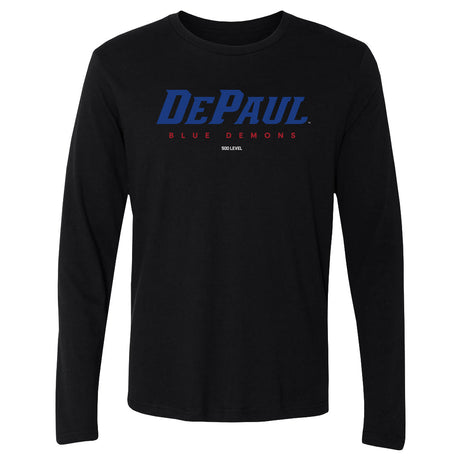 DePaul Blue Demons Men's Long Sleeve T-Shirt | 500 LEVEL
