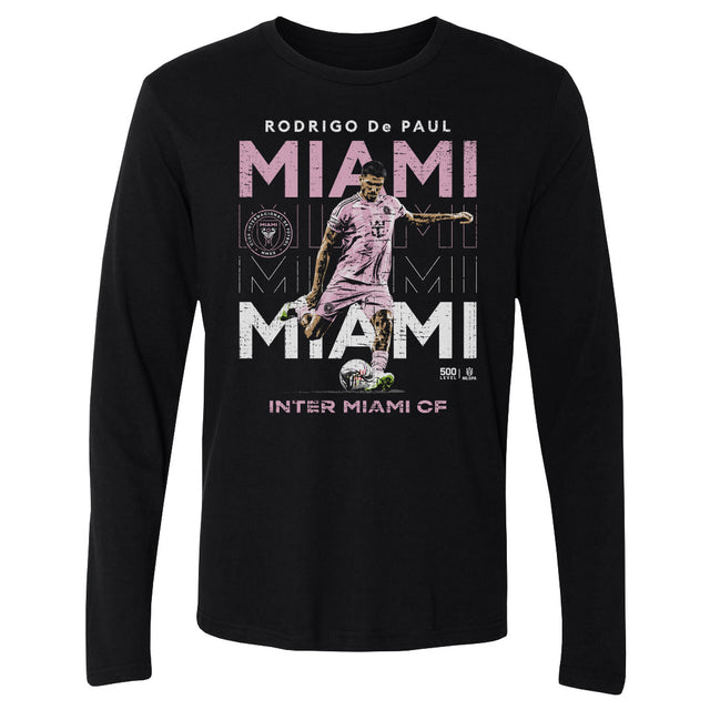 Rodrigo De Paul Men's Long Sleeve T-Shirt | 500 LEVEL