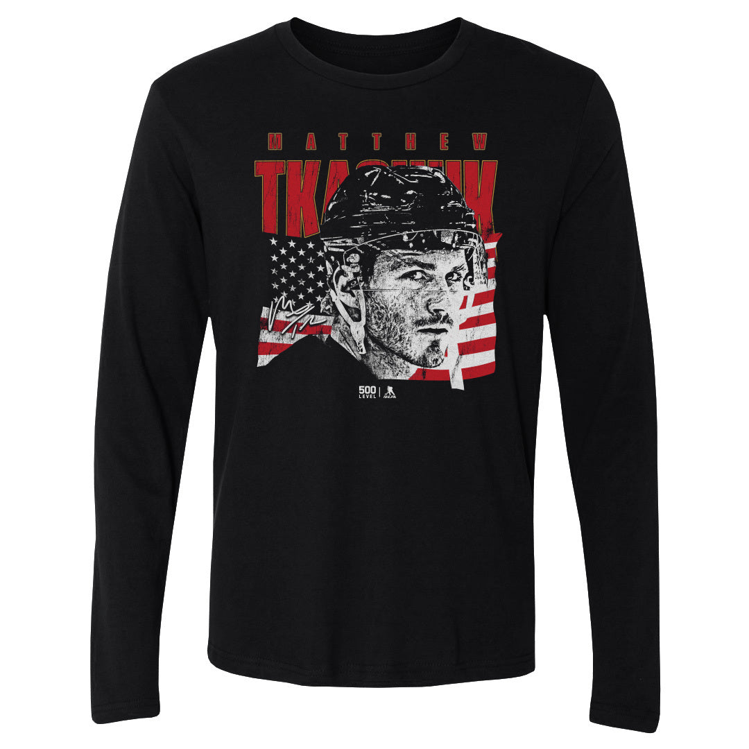 Matthew Tkachuk Men's Long Sleeve T-Shirt | 500 LEVEL