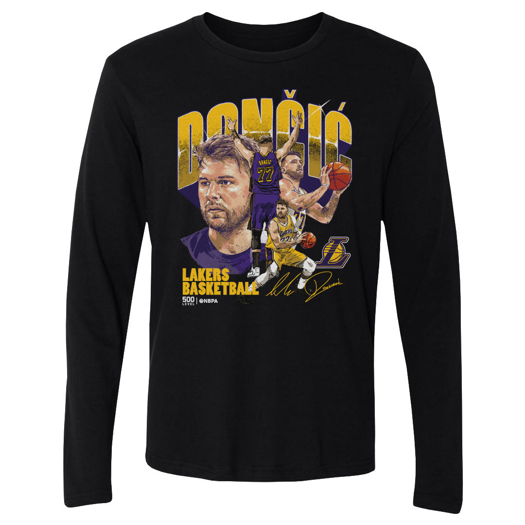 Luka Doncic Men's Long Sleeve T-Shirt | 500 LEVEL