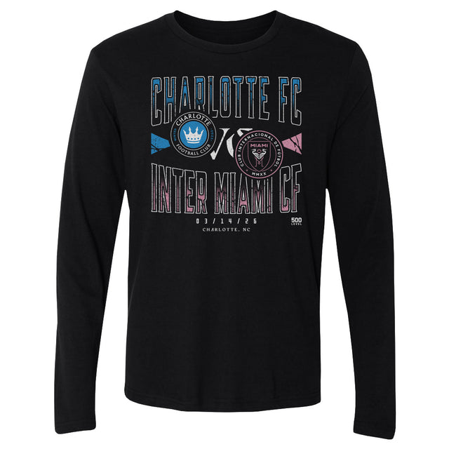 Charlotte FC Men's Long Sleeve T-Shirt | 500 LEVEL