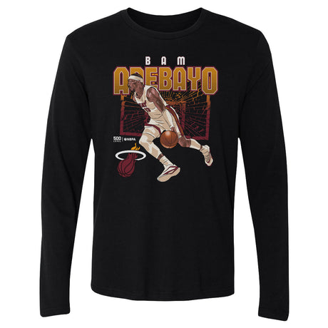 Bam Adebayo Men's Long Sleeve T-Shirt | 500 LEVEL