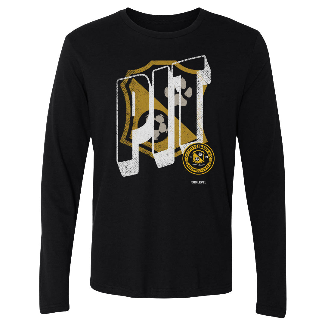 Pittsburgh Riverhounds SC Men's Long Sleeve T-Shirt | 500 LEVEL