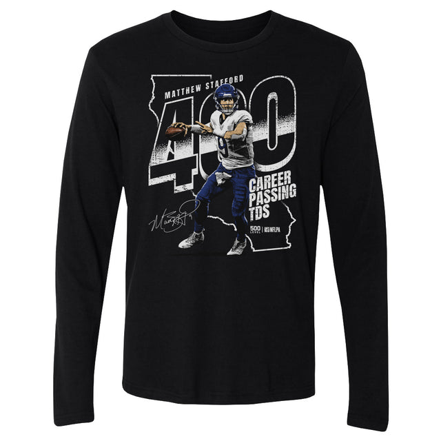 Matthew Stafford Men's Long Sleeve T-Shirt | 500 LEVEL