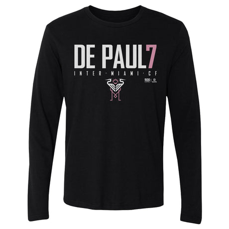Rodrigo De Paul Men's Long Sleeve T-Shirt | 500 LEVEL