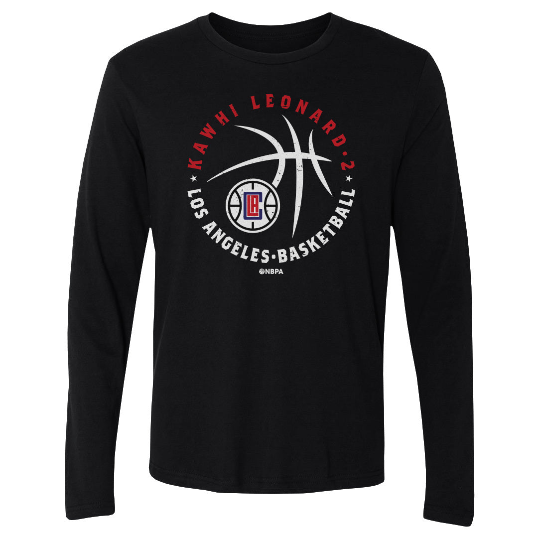 Kawhi Leonard Men's Long Sleeve T-Shirt | 500 LEVEL