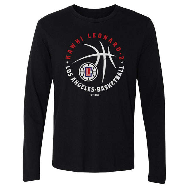 Kawhi Leonard Men's Long Sleeve T-Shirt | 500 LEVEL