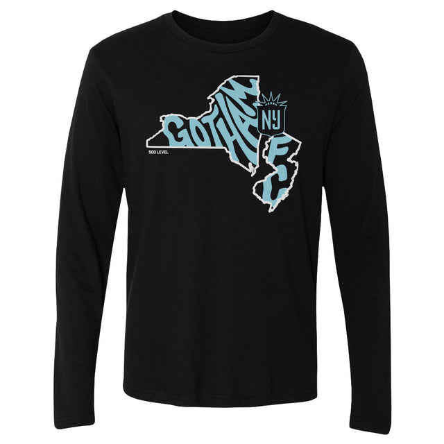 Gotham FC Men's Long Sleeve T-Shirt | 500 LEVEL