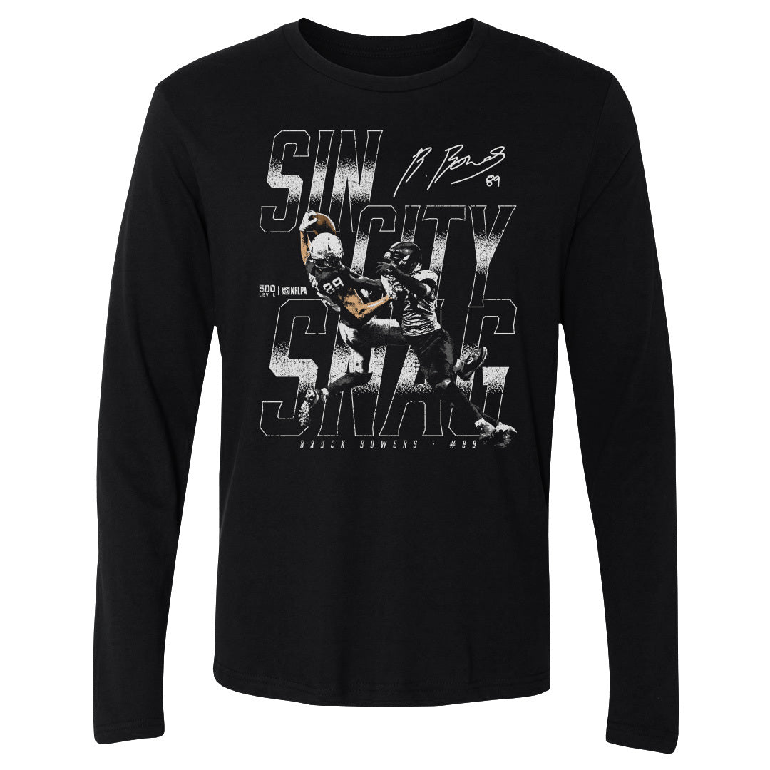 Brock Bowers Men's Long Sleeve T-Shirt | 500 LEVEL