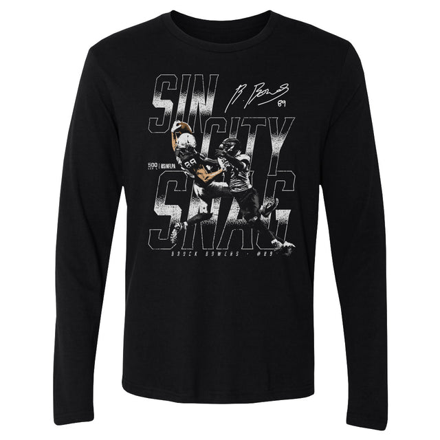 Brock Bowers Men's Long Sleeve T-Shirt | 500 LEVEL