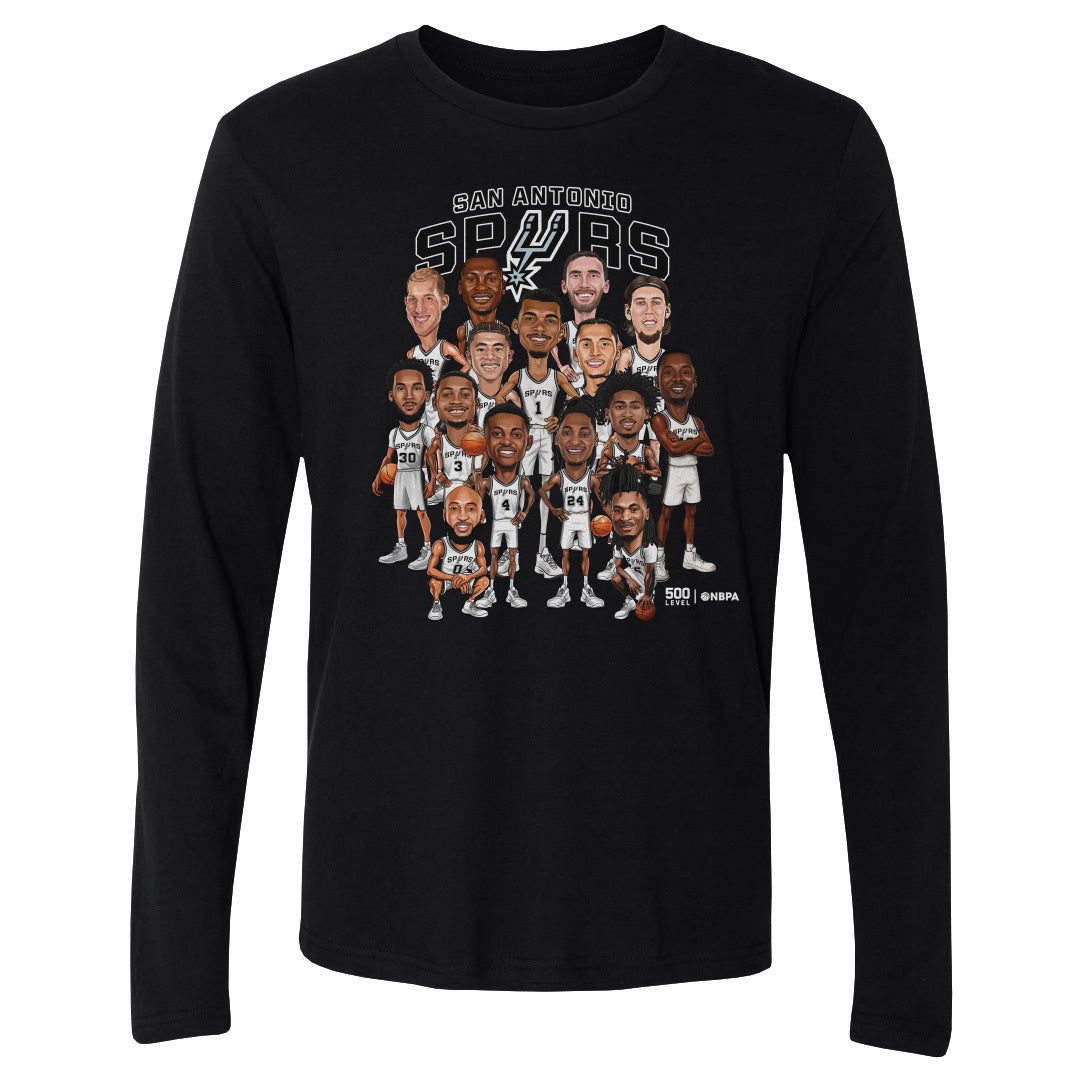 San Antonio Spurs Men's Long Sleeve T-Shirt | 500 LEVEL
