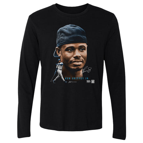 Ken Griffey Jr. Men's Long Sleeve T-Shirt | 500 LEVEL