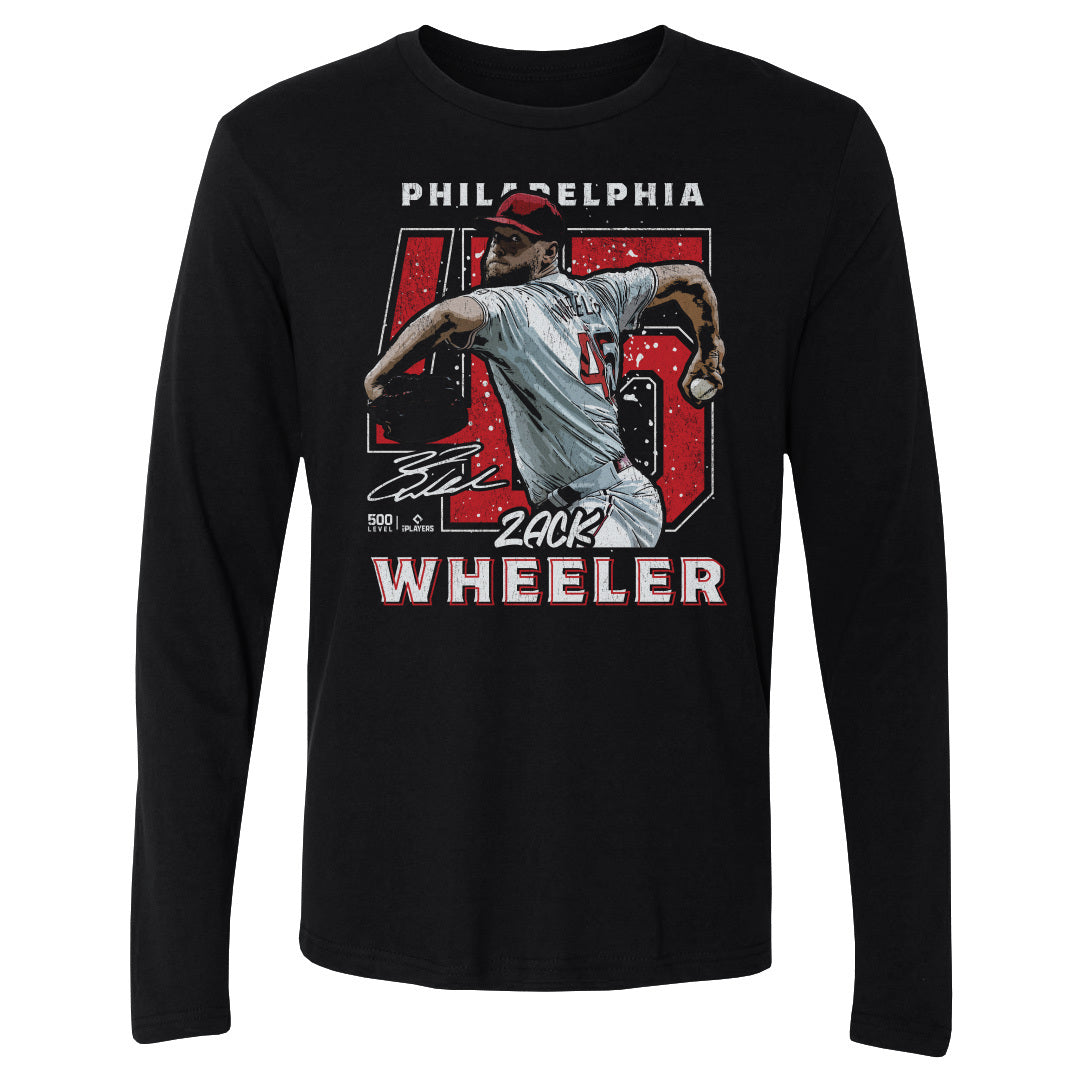 Zack Wheeler Men's Long Sleeve T-Shirt | 500 LEVEL