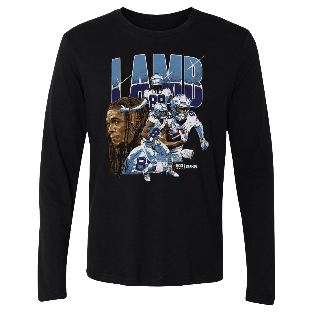CeeDee Lamb Men's Long Sleeve T-Shirt | 500 LEVEL