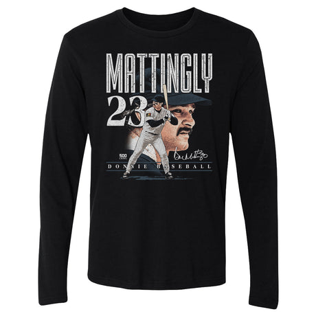 Don Mattingly Men's Long Sleeve T-Shirt | 500 LEVEL