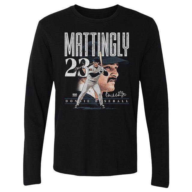Don Mattingly Men's Long Sleeve T-Shirt | 500 LEVEL