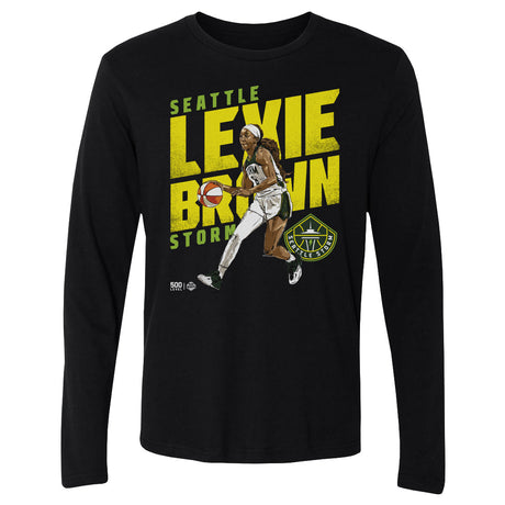 Lexie Brown Men's Long Sleeve T-Shirt | 500 LEVEL