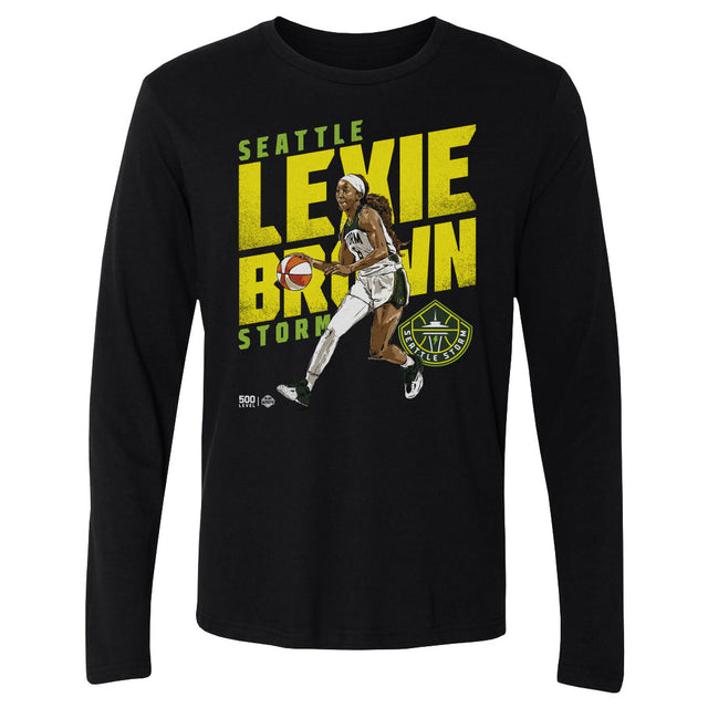 Lexie Brown Men's Long Sleeve T-Shirt | 500 LEVEL