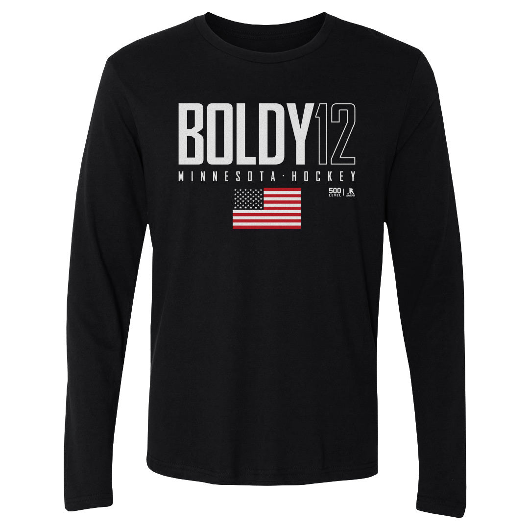 Matt Boldy Men's Long Sleeve T-Shirt | 500 LEVEL