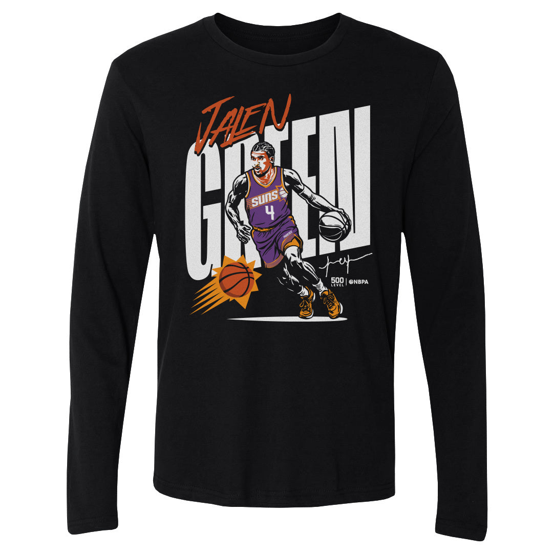 Jalen Green Men's Long Sleeve T-Shirt | 500 LEVEL