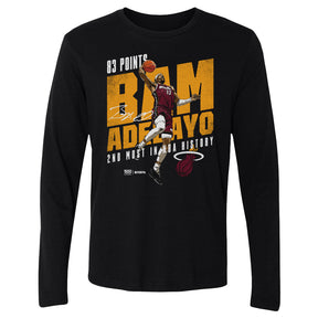 Bam Adebayo Men's Long Sleeve T-Shirt | 500 LEVEL