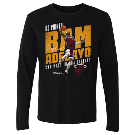 Bam Adebayo Men's Long Sleeve T-Shirt | 500 LEVEL
