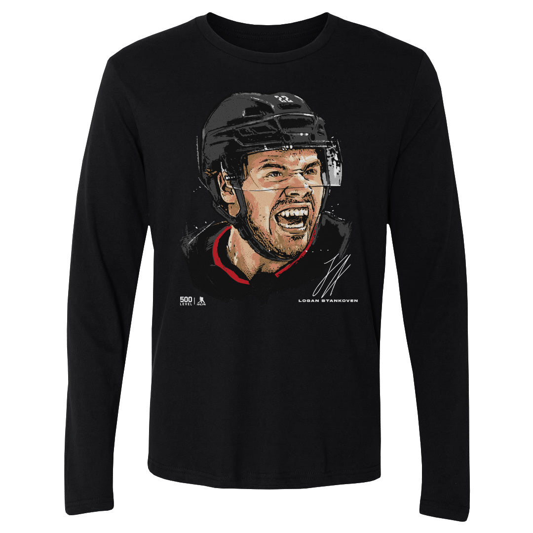 Logan Stankoven Men's Long Sleeve T-Shirt | 500 LEVEL