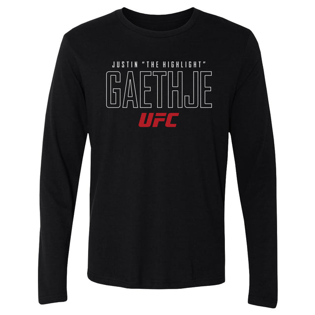 Justin Gaethje Men's Long Sleeve T-Shirt | 500 LEVEL