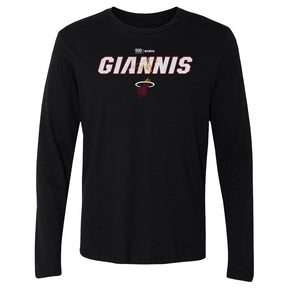 Giannis Antetokounmpo Men's Long Sleeve T-Shirt | 500 LEVEL