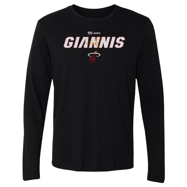 Giannis Antetokounmpo Men's Long Sleeve T-Shirt | 500 LEVEL