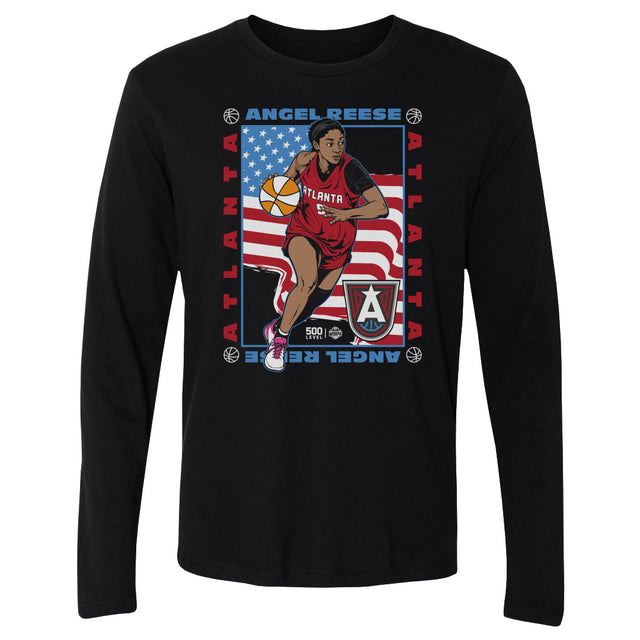 Angel Reese Men's Long Sleeve T-Shirt | 500 LEVEL
