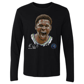 Anthony Edwards Men's Long Sleeve T-Shirt | 500 LEVEL