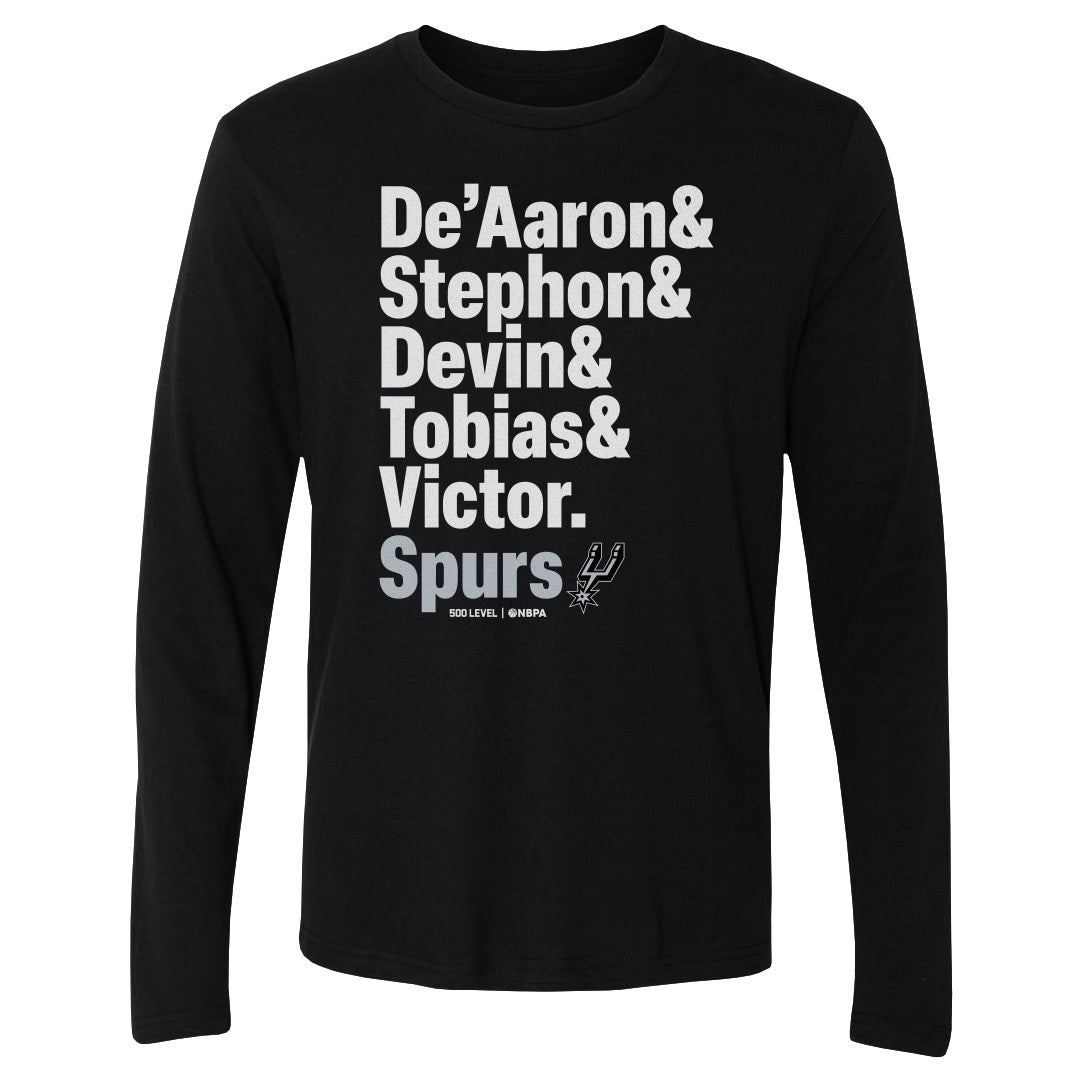 San Antonio Spurs Men's Long Sleeve T-Shirt | 500 LEVEL