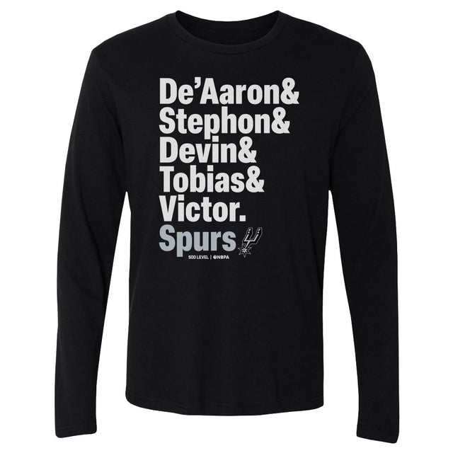 San Antonio Spurs Men's Long Sleeve T-Shirt | 500 LEVEL