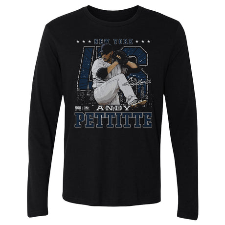 Andy Pettitte Men's Long Sleeve T-Shirt | 500 LEVEL