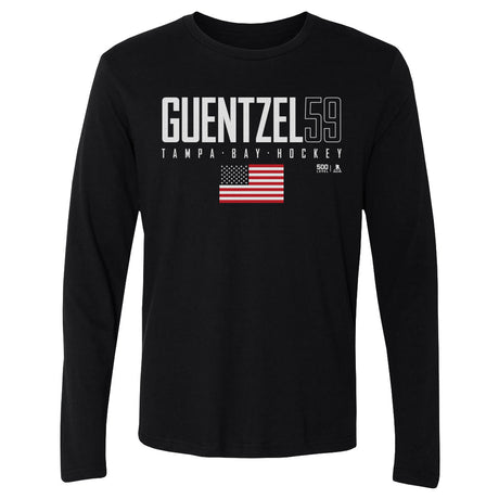 Jake Guentzel Men's Long Sleeve T-Shirt | 500 LEVEL
