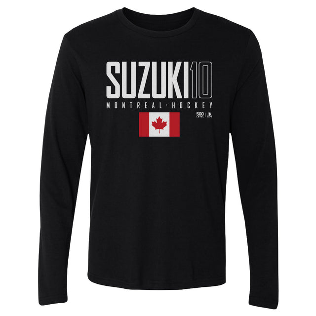 Nick Suzuki Men's Long Sleeve T-Shirt | 500 LEVEL