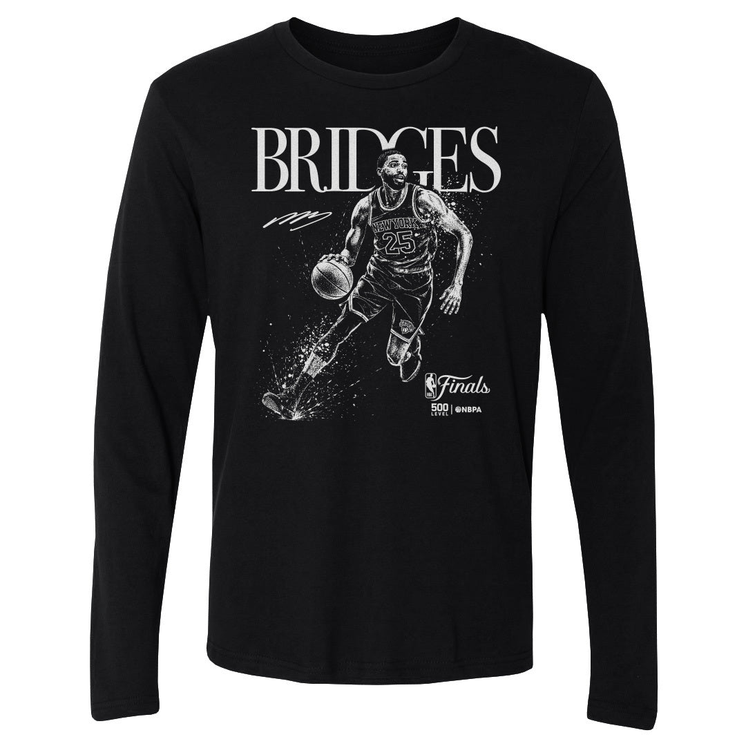 Mikal Bridges Men's Long Sleeve T-Shirt | 500 LEVEL