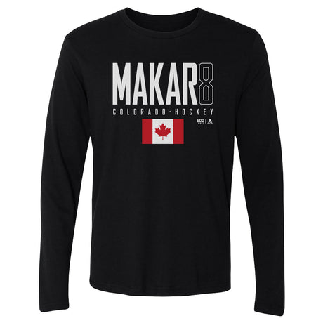 Cale Makar Men's Long Sleeve T-Shirt | 500 LEVEL