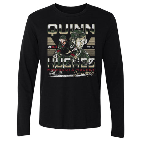 Quinn Hughes Men's Long Sleeve T-Shirt | 500 LEVEL