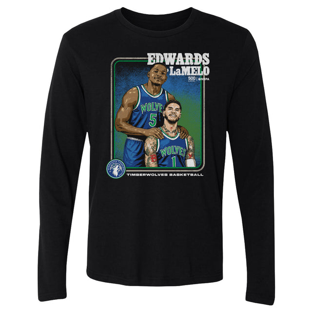 Anthony Edwards Men's Long Sleeve T-Shirt | 500 LEVEL