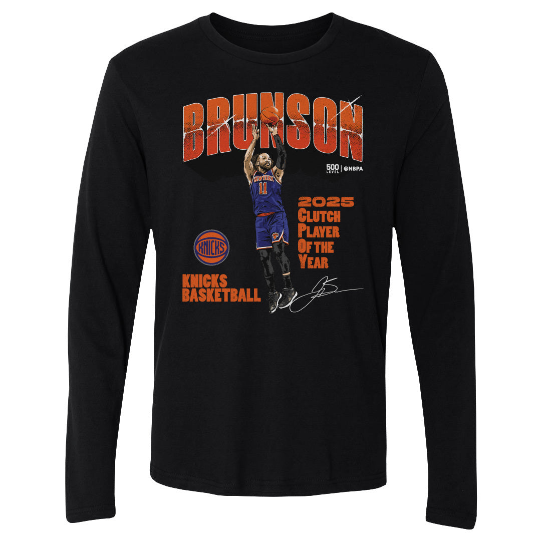 Jalen Brunson Men's Long Sleeve T-Shirt | 500 LEVEL