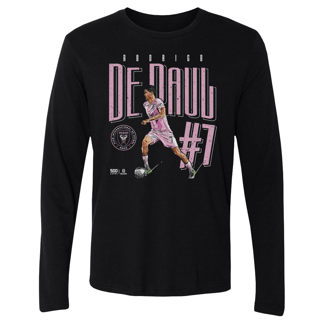 Rodrigo De Paul Men's Long Sleeve T-Shirt | 500 LEVEL